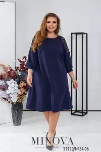 Платье 24-06-Синий Minova