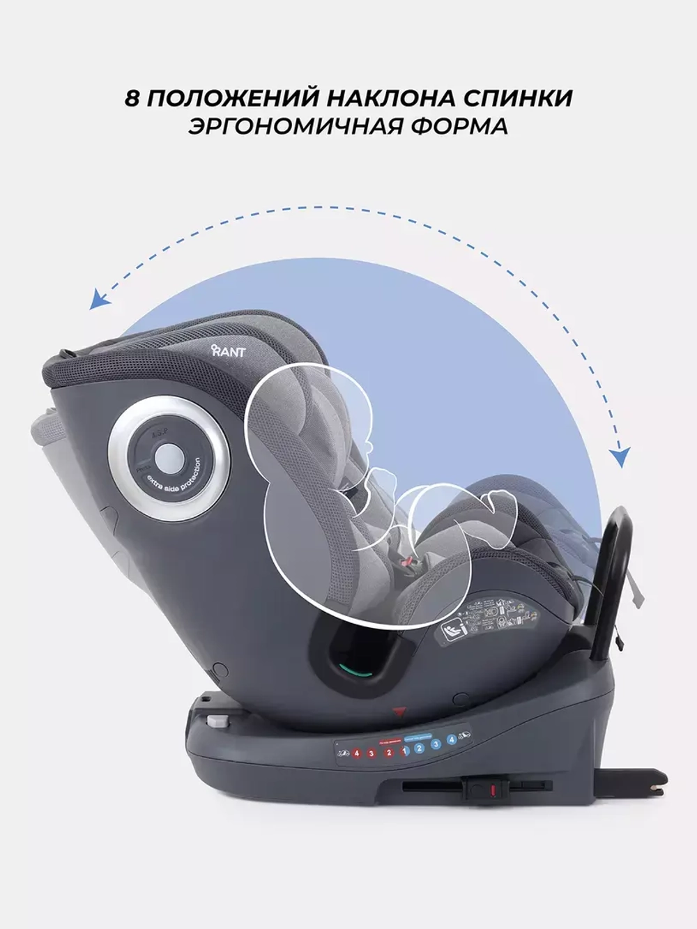 Автокресло RANT TP01 MultiFix (40-150см)