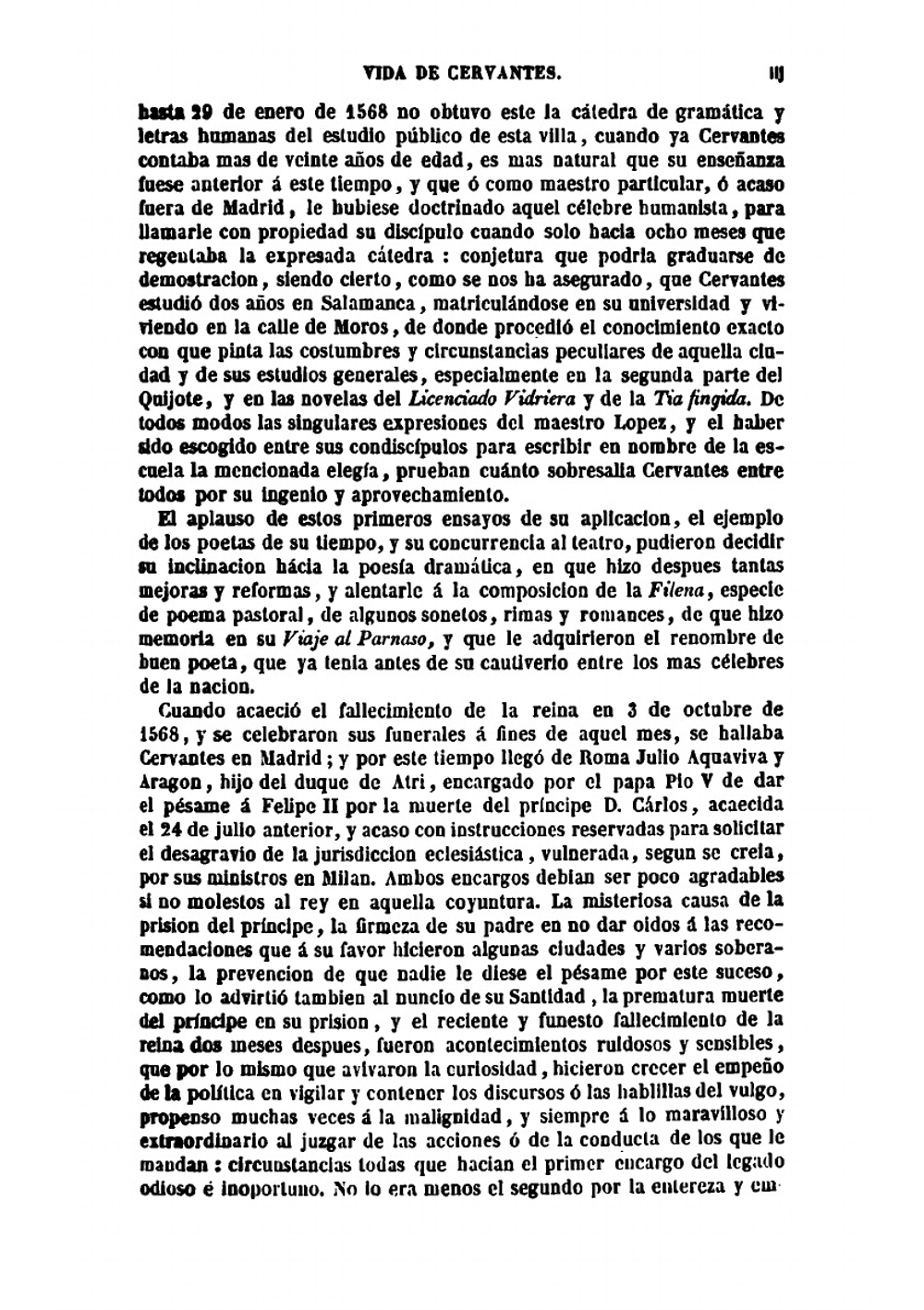 El ingenioso Hidalgo Don Quijote de la Mancha. Con la vida de Cervantes | Saavedra Miguel Cervantes