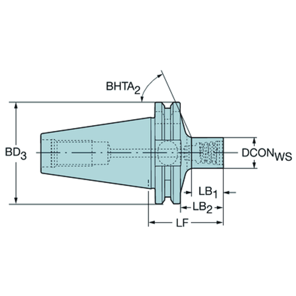 Переходник MAS-BT 403 к Coromant® EH "Sandvik Coromant" (392.55EH-40 10 051)