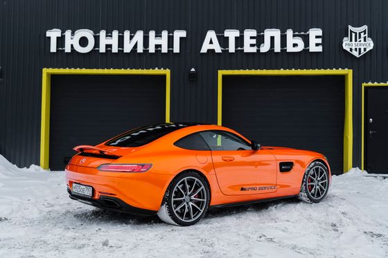 Пленка PET перламутровая оранжевая глянцевая Racing Orange Carbins
