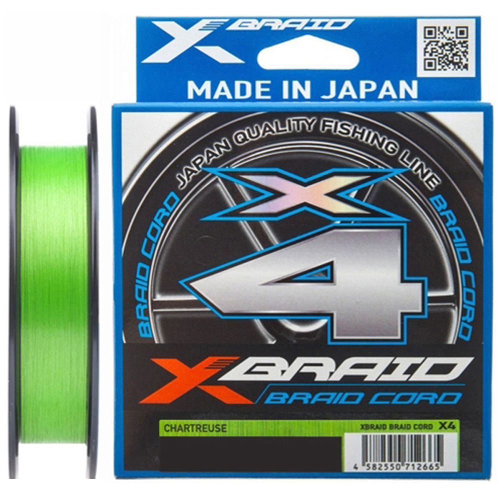 Шнур YGK X-Braid Braid Cord X4 150m #2.5/0.270mm 35lb/16.0kg