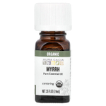Aura Cacia, чистое эфирное масло, органическая мирра, 7,4 мл (0,25 жидк. унции)