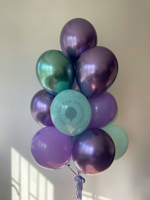 "Северное сияние" (набор из 15 шаров) №2233