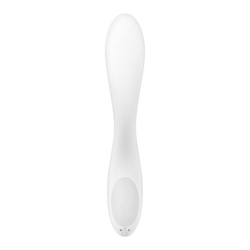 Вибромассажер Satisfyer Rrrolling Pleasure с движущимся шариком для стимуляции точки G, белый