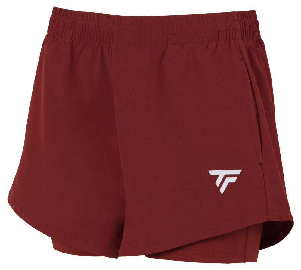 Женские теннисные шорты Tecnifibre Team Short - Red