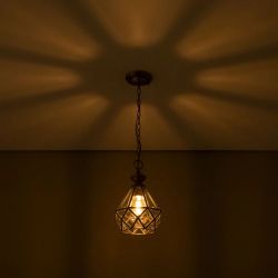 Citilux Витра-1 CL442110 Подвесной светильник витражный Бронза