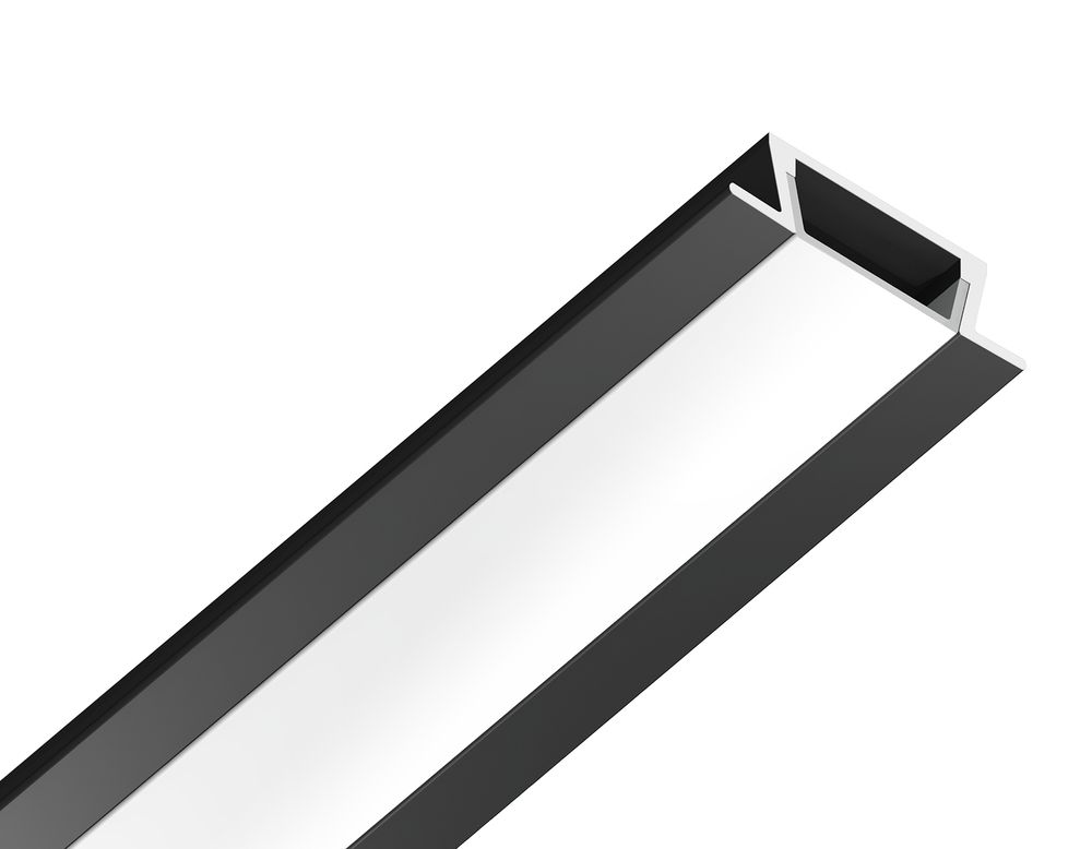 Ambrella Алюминиевый профиль встраиваемый 21.5*6.8 для светодиодной ленты до 11мм Alum Profile GP1001BK