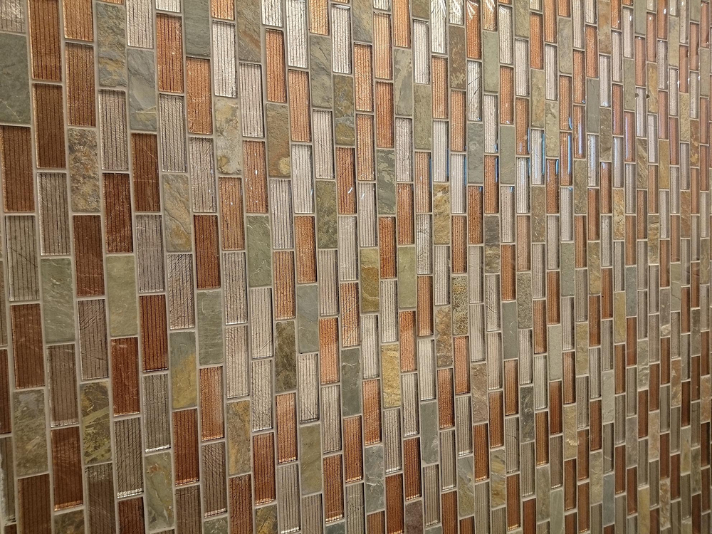Мозаика LeeDo Caramelle: Naturelle - Alcantara Ruggine 26,7x30,8x0,8 см (чип 23х73х8 мм)
