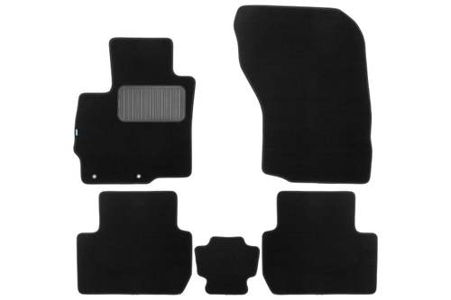 Коврики в салон для MITSUBISHI Outlander III АКПП 2012-2015, 2015-2018, 2018-, внедорожник , 5 шт. (текстиль) KVR03352922110KH