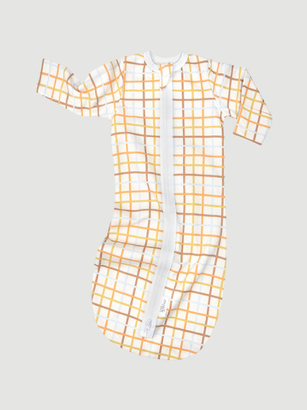 Утеплённый спальный мешок Mjölk Цветная клетка