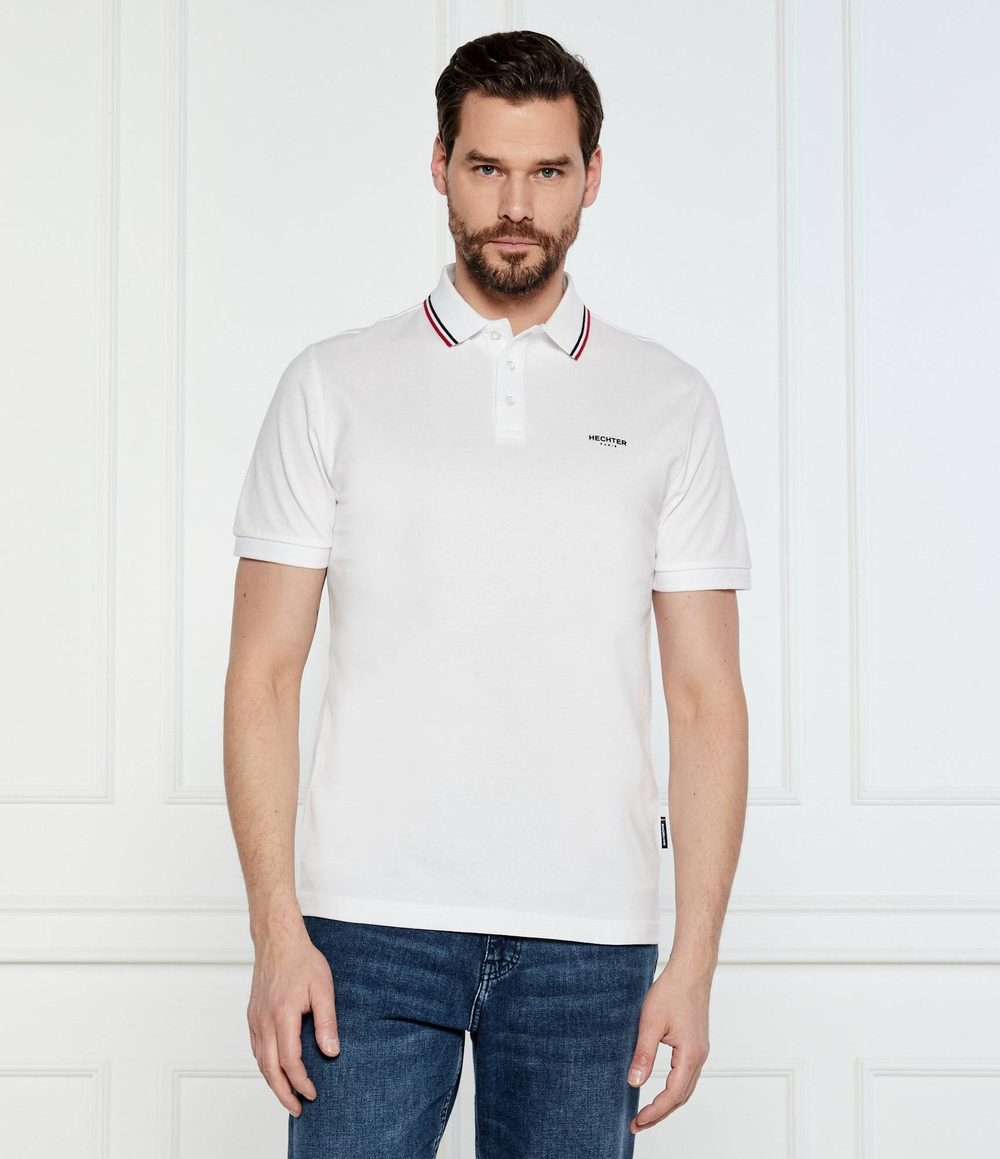 Поло Hechter Paris - белый(74018-151902)