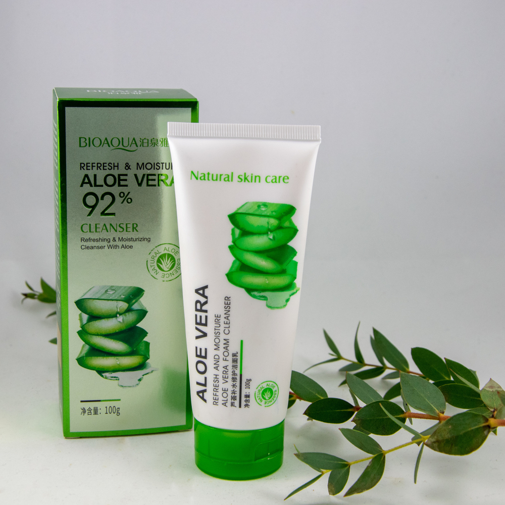 Пенка для умывания с алоэ, 100г