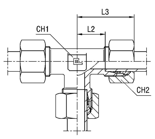 Соединение PT DS16 24x1.5 (в сборе)