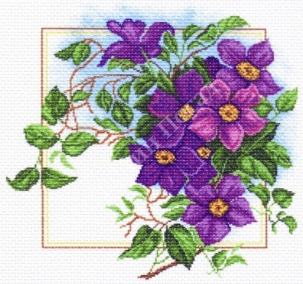 "Добрый вечер"-1350 канва с рисунком