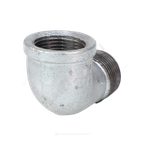 Угольник проходной чугун оц Ду 20 (3/4") ВР/НР Fittex PLUS