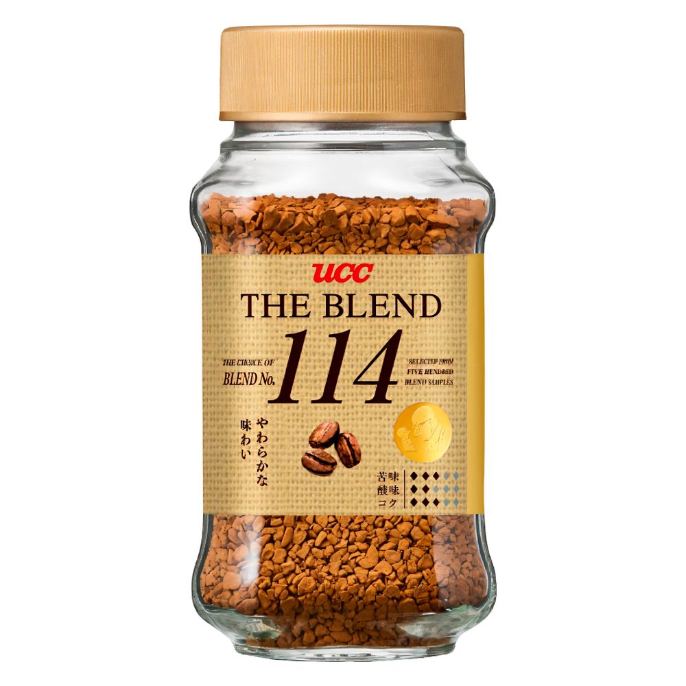 Кофе растворимый Коллекция 114 UCC в стеклянной банке