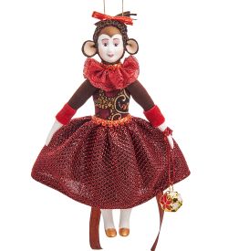 РусКукла RK-786 Кукла подвесная «Девочка-Обезьянка»
