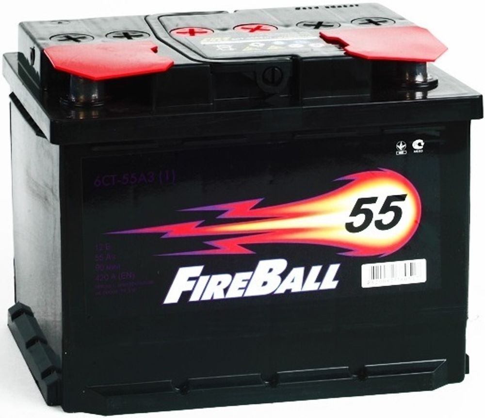 FIRE BALL 6СТ- 55 аккумулятор