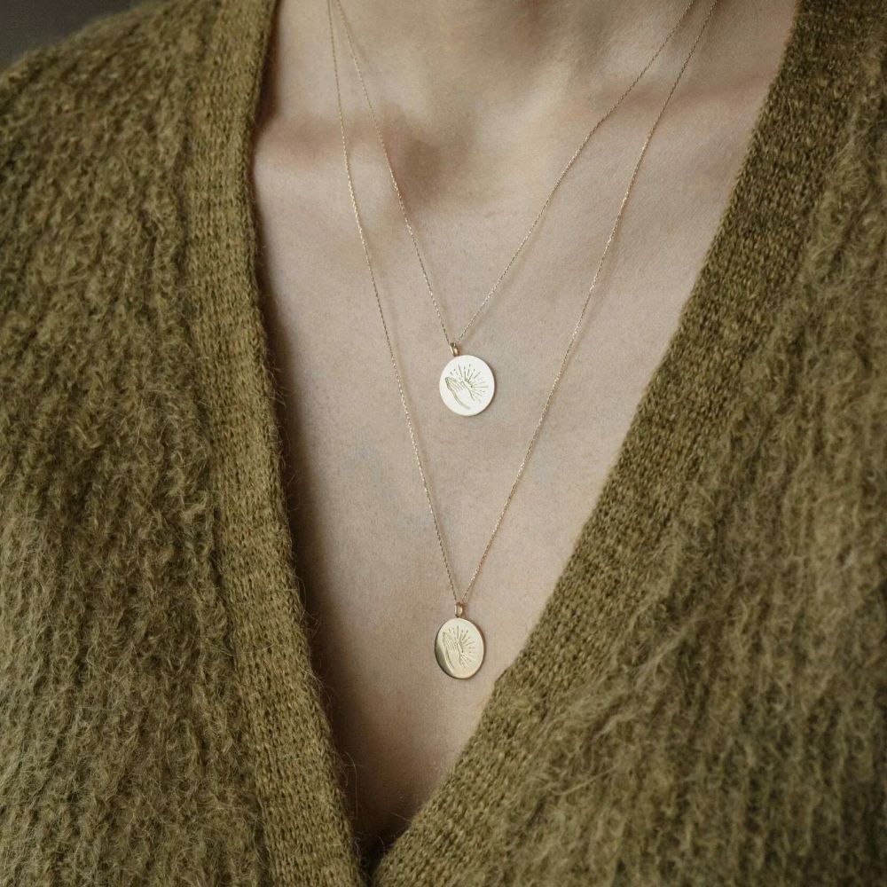 Подвеска Молитва круг