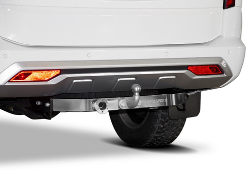 Фаркоп с элект. Smart, для Mitsubishi Montero Sport III поколение рестайлинг 2019-н.в./Pajero Sport III поколение рестайлинг 2021-н.в., шар F, 2000/75 кг, F.4016.001, Berg (паспорт, сертификат)