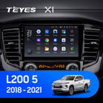 Teyes X1 9" для Mitsubishi Pajero Sport, L 200 2018-2021