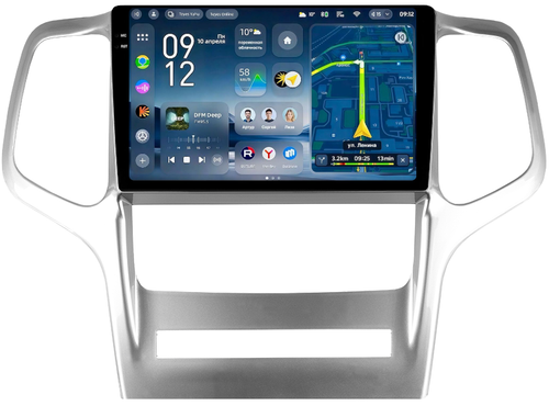 Магнитола для Jeep Grand Cherokee WK2 2010-2013 - Teyes CC4-PRO монитор 9.5" 2K QLED на Android 13, Быстрейшая, Snapdragon 778G, ИИ, CarPlay, DSP, 4G SIM-слот