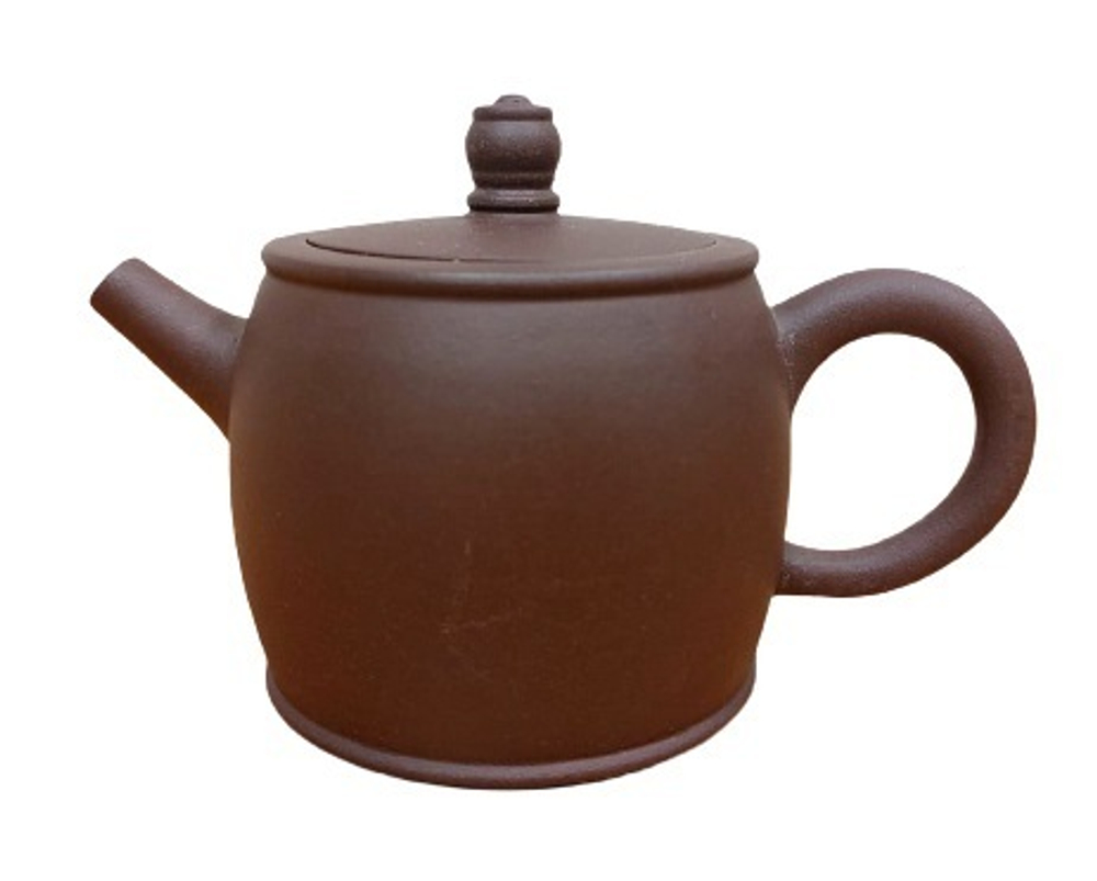 259047.2 Чайник ИСИН "ШУЙТУН" (Бочка), без рисунка 180мл, глина коричневый