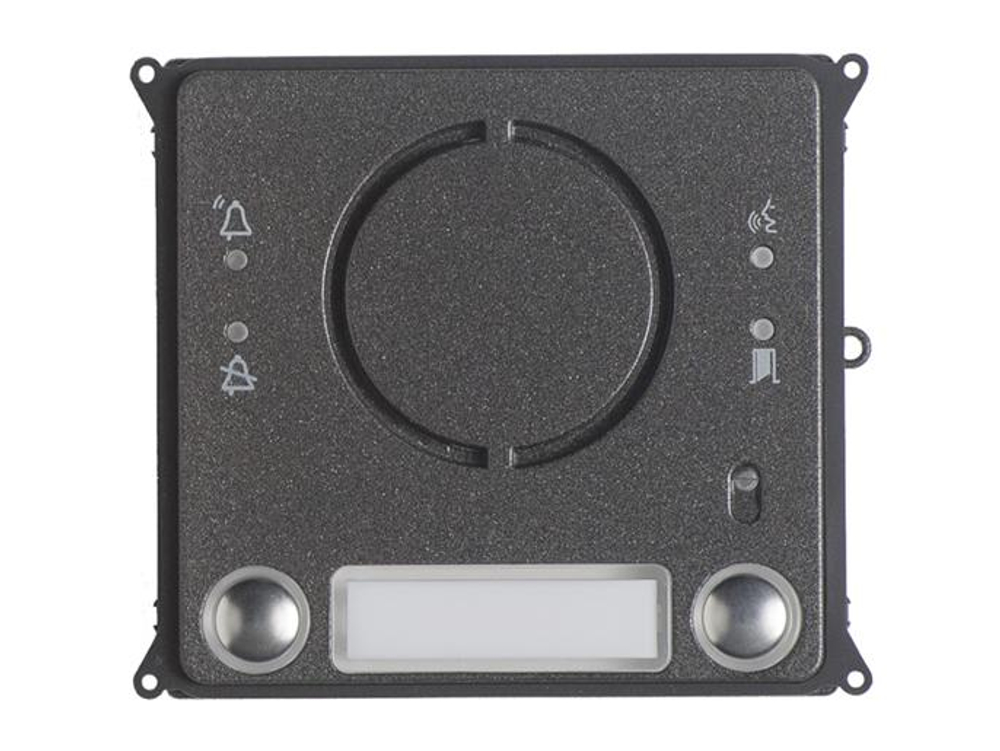MTMFA2PVR - Фронтальная накладка с 2 кнопками для аудиомодуля из окрашенного сплава Zamak