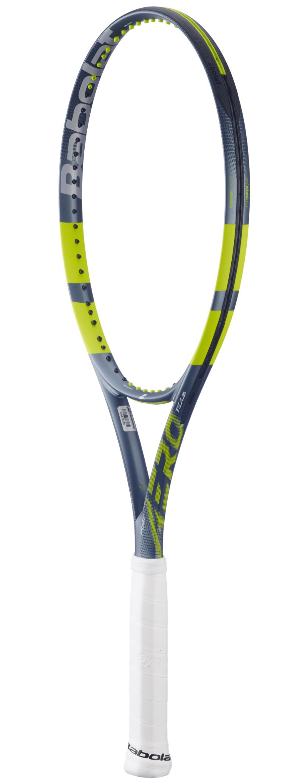 Теннисная ракетка Babolat Pure Aero Team Gen-9 - metallic dark forest/yellow + струны