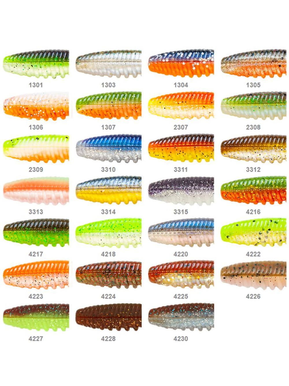 Виброхвост Awaruna Dun,4.5'',115мм,8гр,цвет 4224,4 шт/уп.