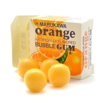 Marukawa Апельсин Жевательная резинка в виде шаров 5,4г