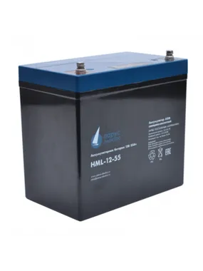 Аккумуляторы Парус Электро HML-12-55 - изображение 1 Аккумуляторы Парус Электро HML-12-55 - фото 1