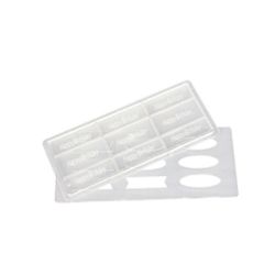 Пластиковая форма "Happy Birthday" 9 ячеек 290*118 мм, P.L. Proff Cuisine