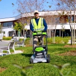 Аккумуляторная газонокосилка Greenworks LM221SK8 82В (1 x 5 Ач, Быстрое ЗУ) нож 56 см, 2519407U8F