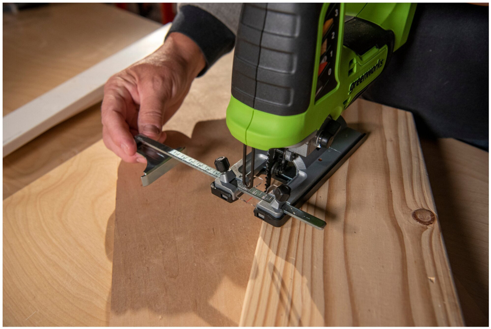 Лобзик аккумуляторный GREENWORKS GD24JS 24В,100мм-дер.,8мм-сталь,б/щ,без АКБ и ЗУ (3601407)