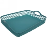 Сухарница пластиковая с ручками «Астория» 32*25*5см цвет микс