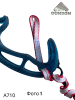 Вертлюг тройной разборный, самостраховка 2шт. Dyneema 12mm, L-100 / Al / t-50 / 10kN / W-110g