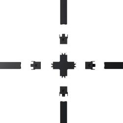 Коннектор X-образный для накладного шинопровода Arte Lamp