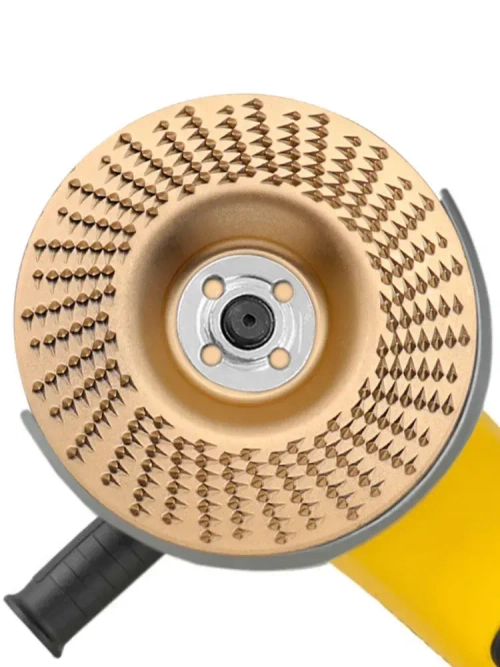 Набор из 3 дисков кругов обдирочных для резьбы по дереву под УШМ / болгарки 100мм с оправкой 22 мм