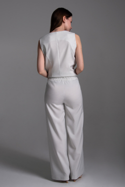 Брюки женские 3988ВПА, отбел.лен #38ОЛен023988ВПА