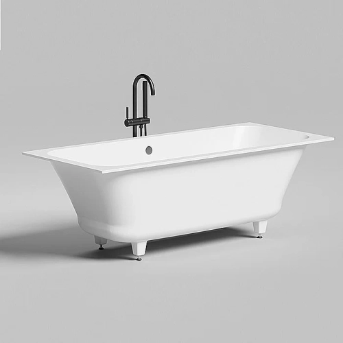Ванна Salini Ornella Axis S-Stone 170х75 103523M белая матовая