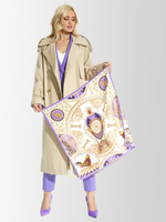 Платок «Пасхальное яйцо-часы Петушок»