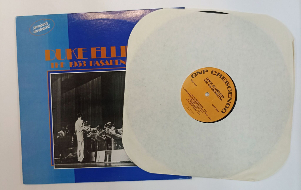 Винтажная виниловая пластинка LP Duke Ellington The 1953 Pasadena Concert (USA 1986)