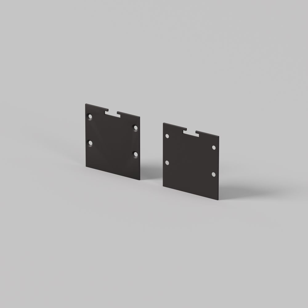 Комплект заглушек (для профиля 35×35) 2 шт., Maytoni ALM-3535BT-B-EC 642038