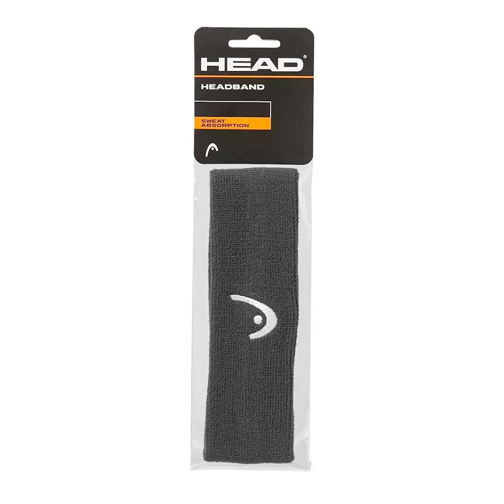 Повязка на голову HEAD 2", 285080-AN, шир. 5 см, 90%нейлон,10%эластан, антрацит