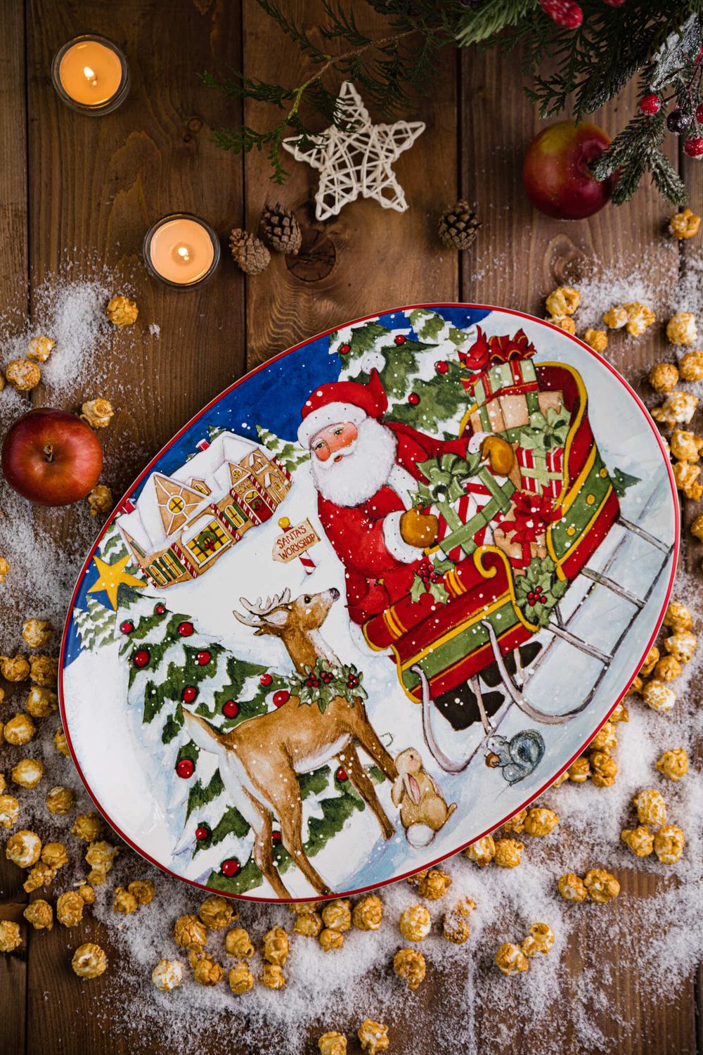Блюдо овальное 40х30.5см Certified Int. Мастерская Санта-Клауса