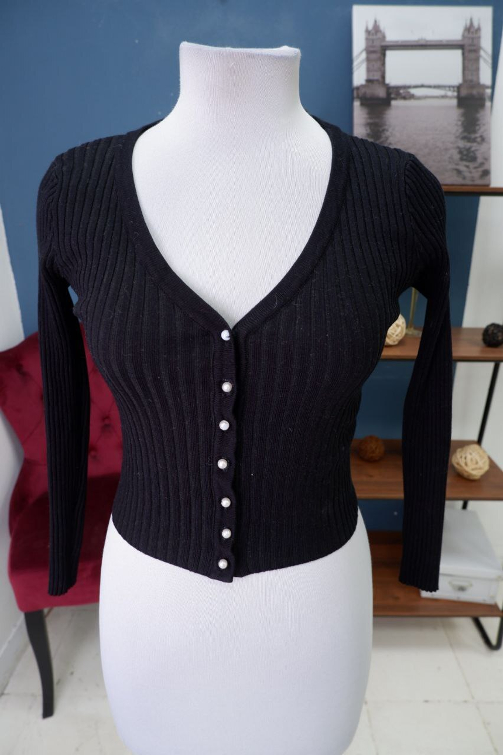 Кардиган укороченный 44 размер