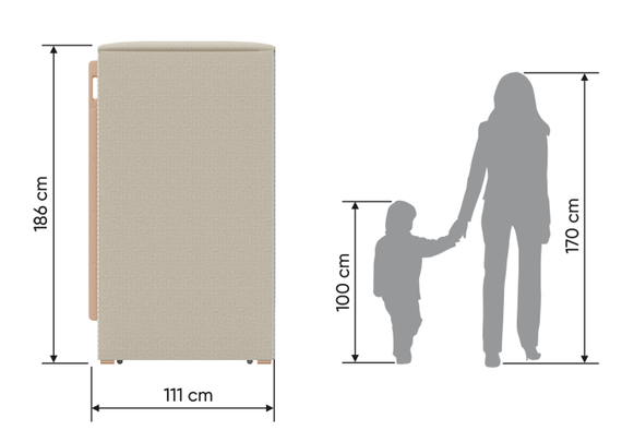 Кровать двухъярусная Elit soft (розовый)