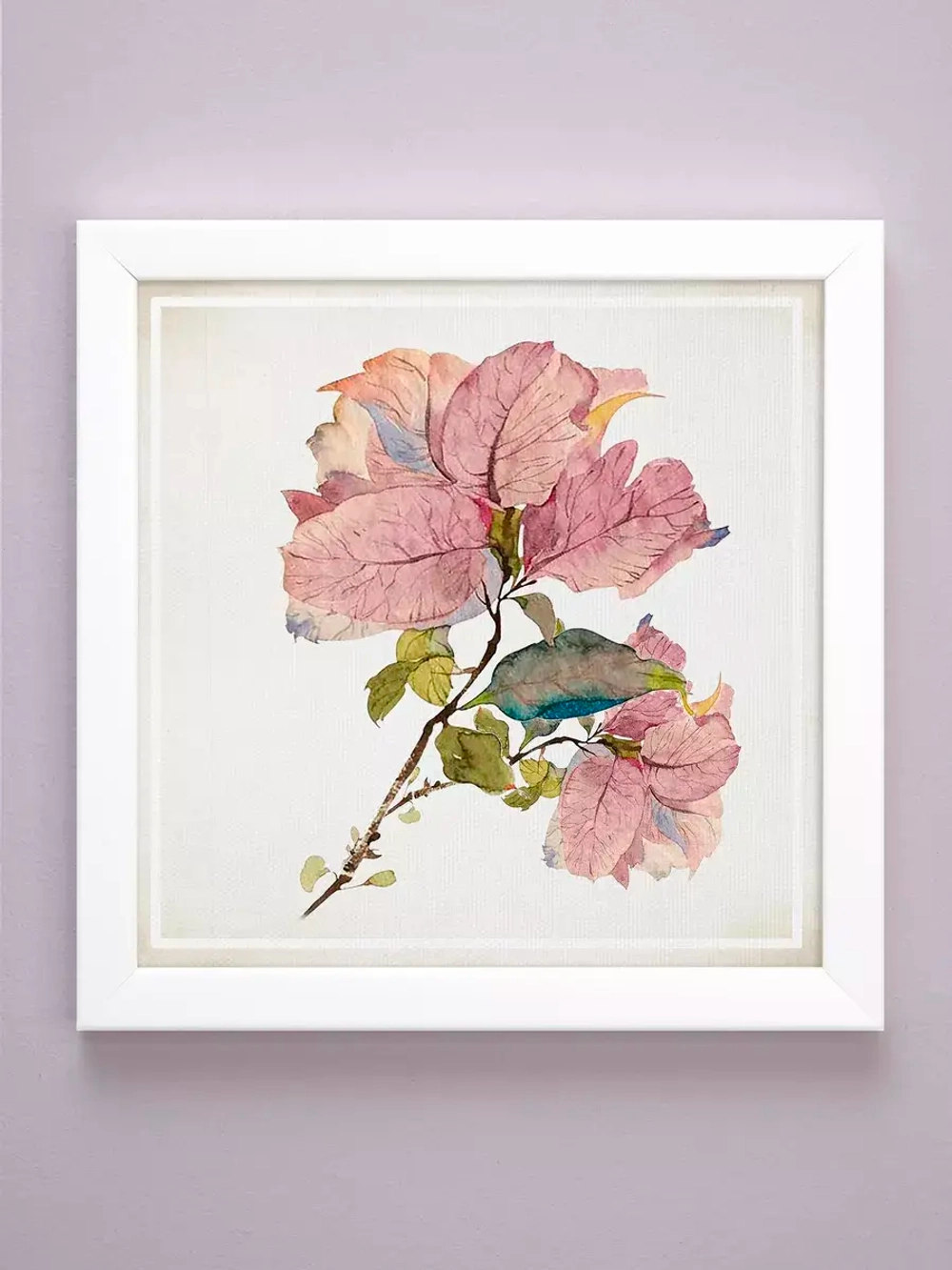 Картины на стену интерьерная на холсте 4 шт, 23*23 см